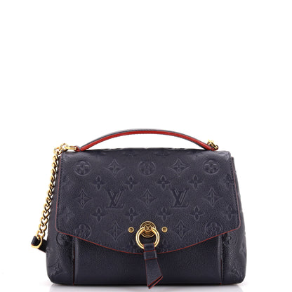 Louis Vuitton Blanche Handbag Monogram Empreinte Leather BB