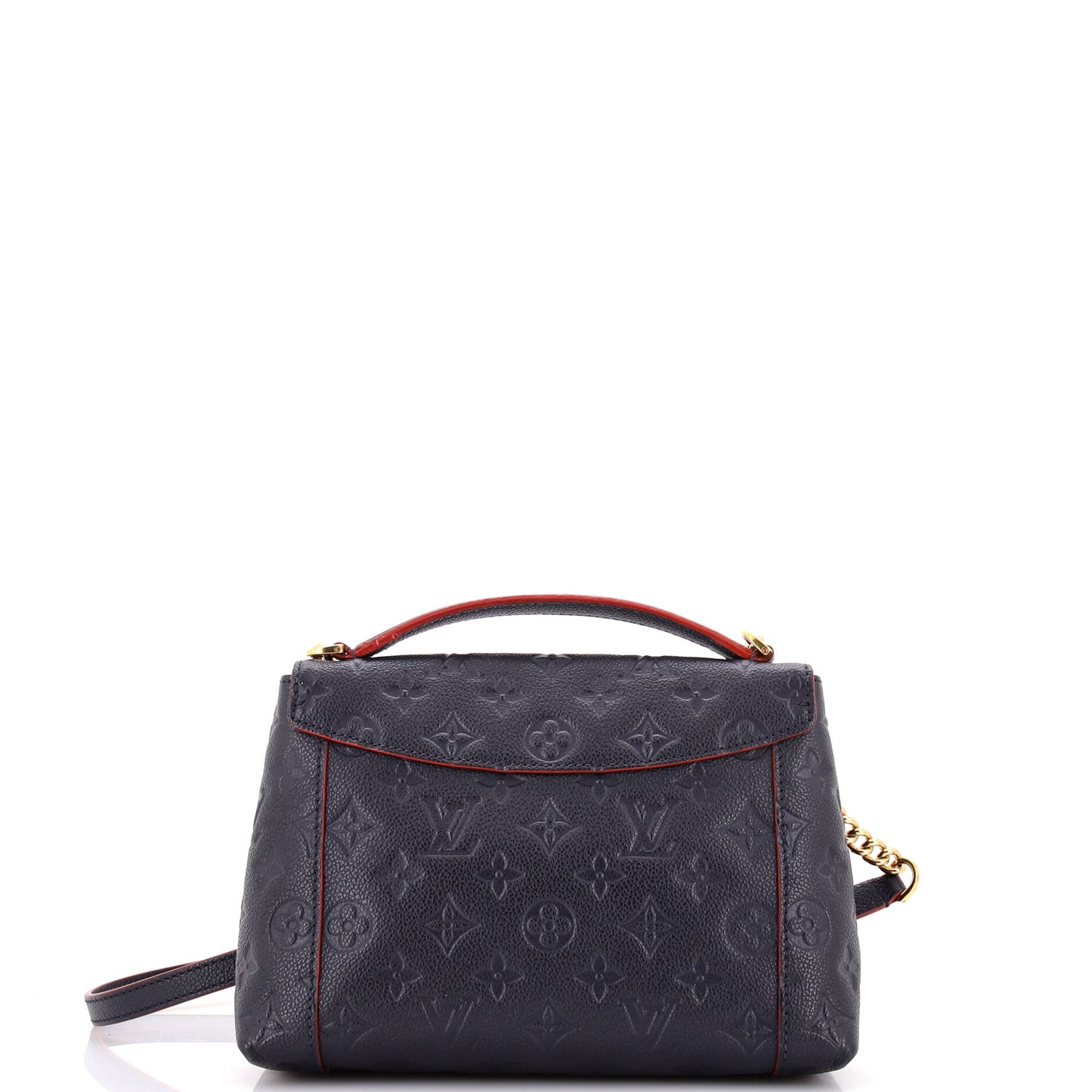 Louis Vuitton Blanche Handbag Monogram Empreinte Leather BB