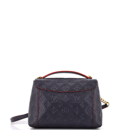 Louis Vuitton Blanche Handbag Monogram Empreinte Leather BB
