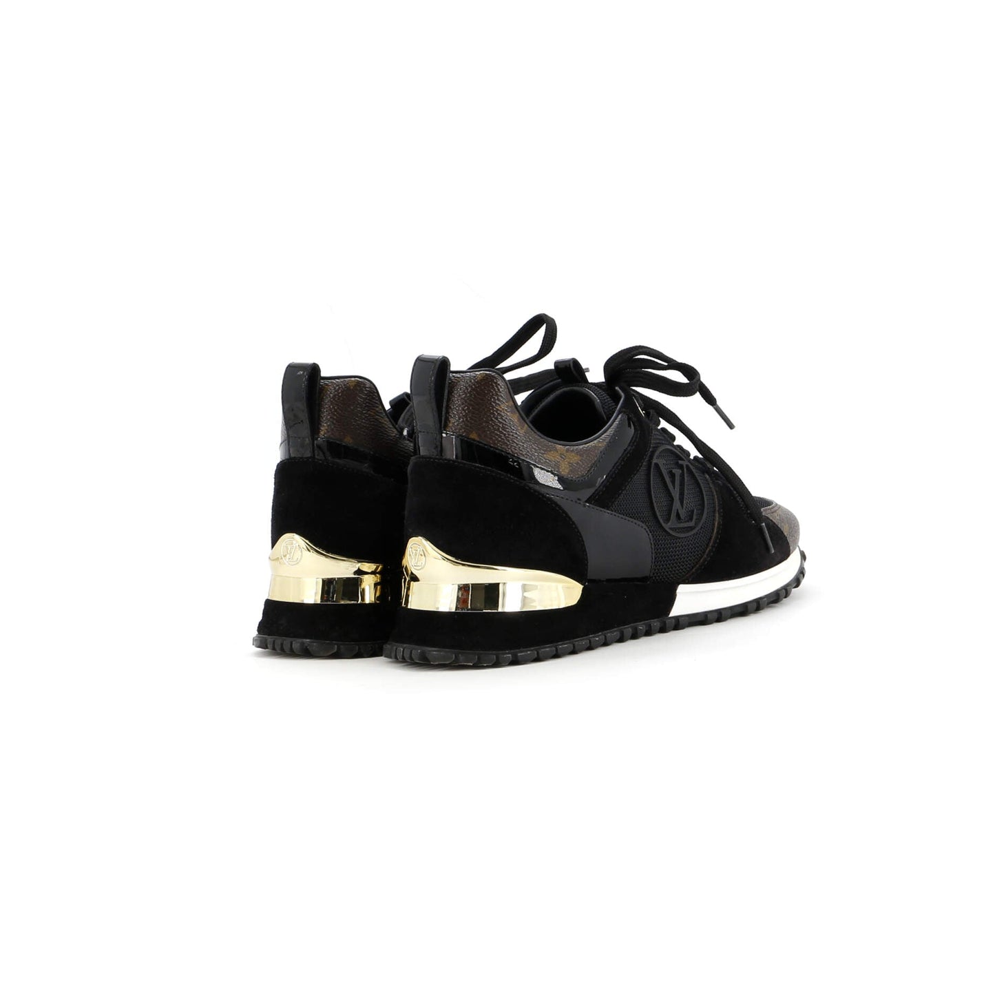 Louis Vuitton Women's Run Away Sneakers Mesh with Monogram Canvas and Suede