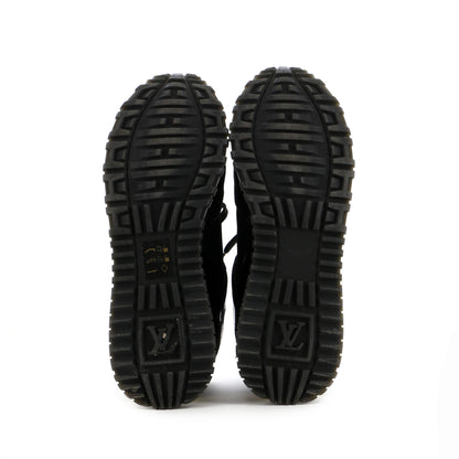 Louis Vuitton Women's Run Away Sneakers Mesh with Monogram Canvas and Suede