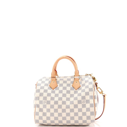 Louis Vuitton Speedy Bandouliere Bag Damier 25
