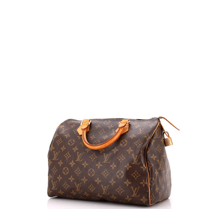 Louis Vuitton Speedy Handbag Monogram Canvas 30