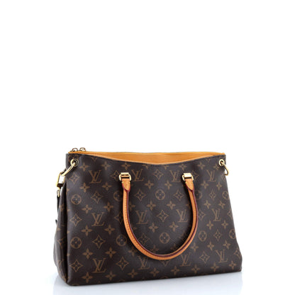 Louis Vuitton Pallas Tote Monogram Canvas with Leather