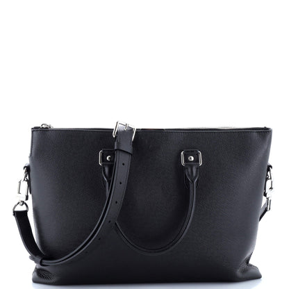 Louis Vuitton Anton Soft Briefcase Taiga Leather