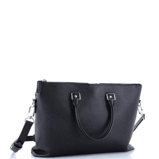 Louis Vuitton Anton Soft Briefcase Taiga Leather