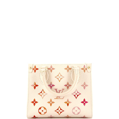 Louis Vuitton OnTheGo Tote Monogram Empreinte Sunrise Aquarelle BB