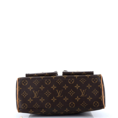 Louis Vuitton Manhattan Handbag Monogram Canvas PM