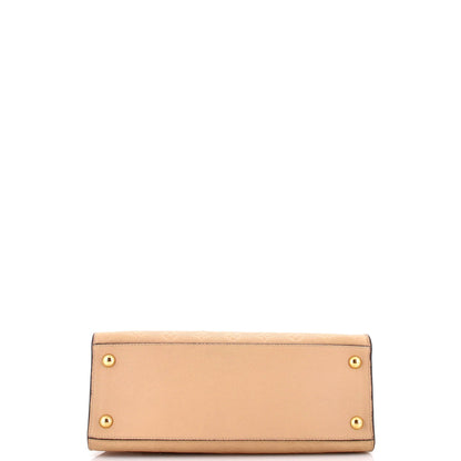 Louis Vuitton Pont Neuf Handbag Monogram Empreinte Leather GM