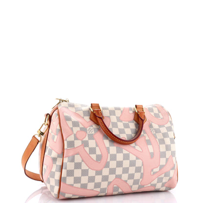 Louis Vuitton Speedy Bandouliere Bag Limited Edition Damier Tahitienne 30