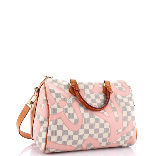 Louis Vuitton Speedy Bandouliere Bag Limited Edition Damier Tahitienne 30