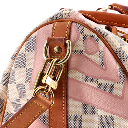 Louis Vuitton Speedy Bandouliere Bag Limited Edition Damier Tahitienne 30