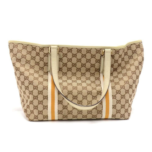 Gucci Monogram Canvas Tote Bag