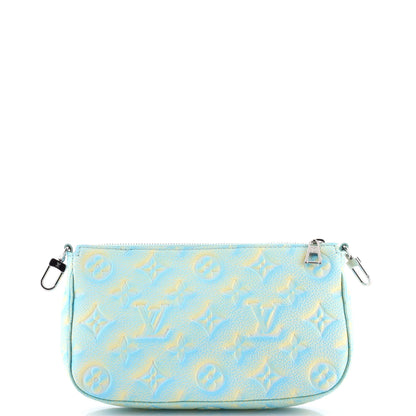 Louis Vuitton Multi Pochette Accessoires Pouch Stardust Monogram Empreinte Leather Small