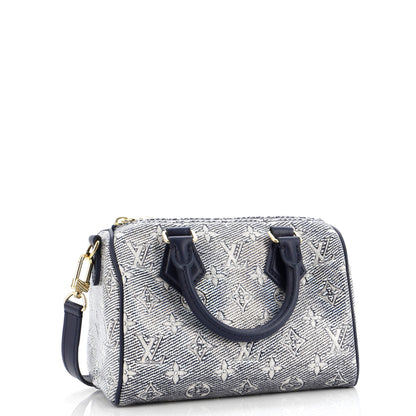 Louis Vuitton Speedy Bandouliere Bag Monoglam Jacquard Canvas 20