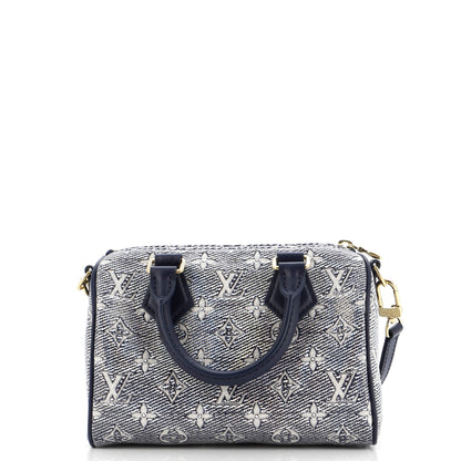 Louis Vuitton Speedy Bandouliere Bag Monoglam Jacquard Canvas 20