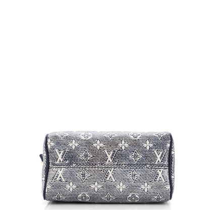 Louis Vuitton Speedy Bandouliere Bag Monoglam Jacquard Canvas 20