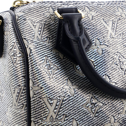 Louis Vuitton Speedy Bandouliere Bag Monoglam Jacquard Canvas 20