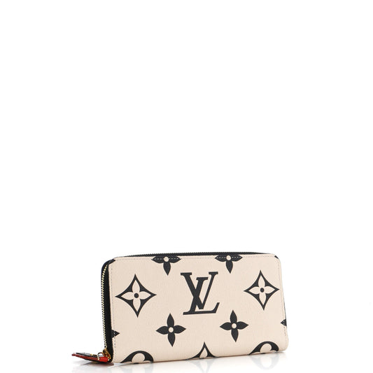 Louis Vuitton Zippy Wallet Limited Edition Crafty Monogram Empreinte Giant