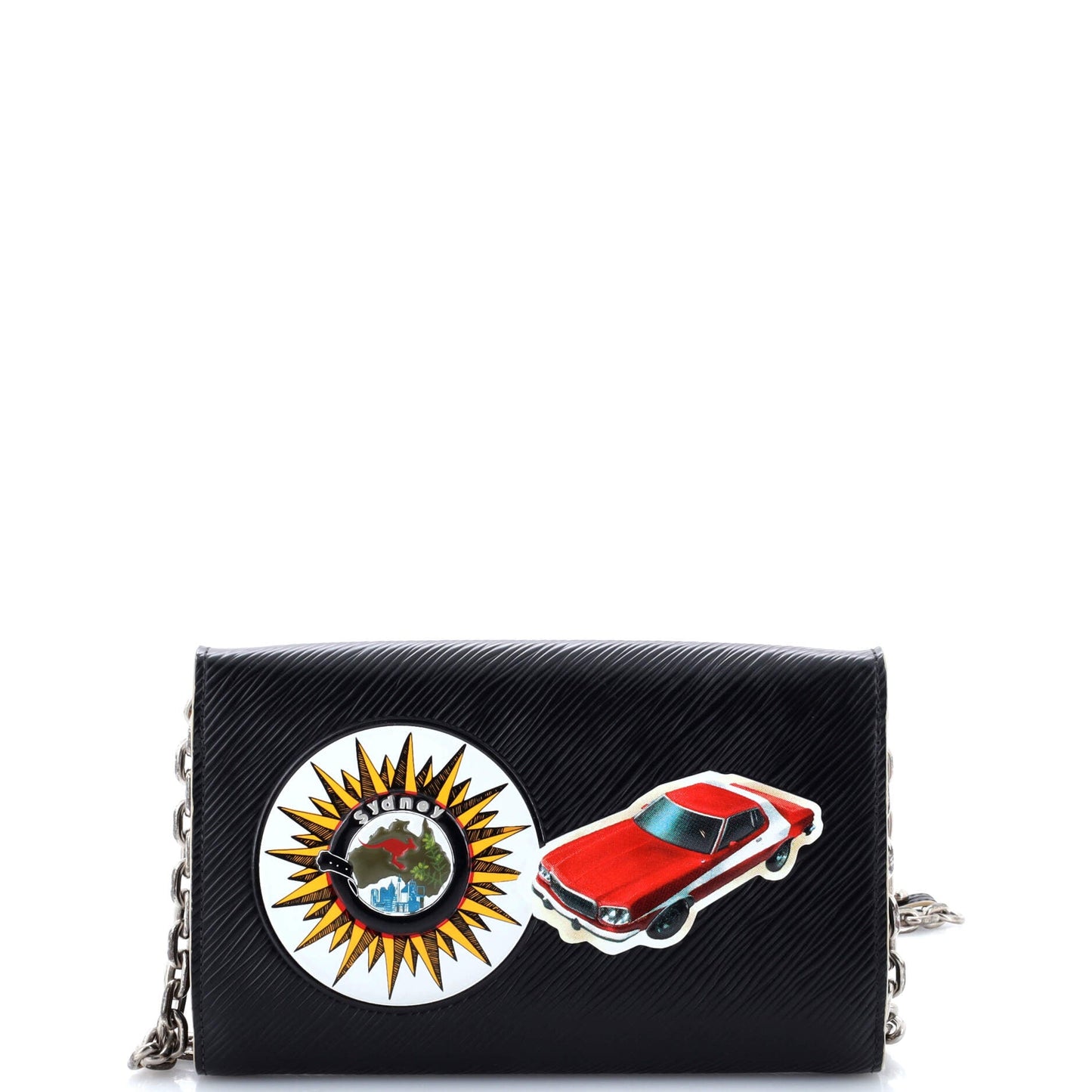Louis Vuitton Twist Chain Wallet Limited Edition World Tour Epi Leather