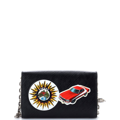 Louis Vuitton Twist Chain Wallet Limited Edition World Tour Epi Leather