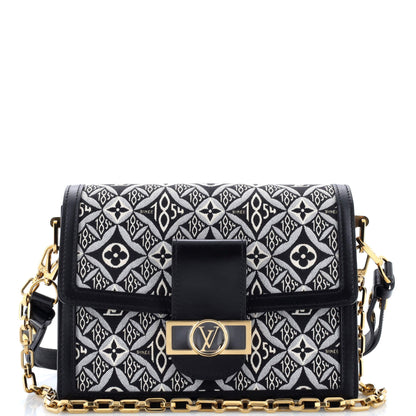 Louis Vuitton Dauphine Shoulder Bag Limited Edition Since 1854 Monogram Jacquard MM