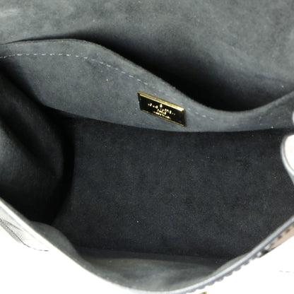 Louis Vuitton Spring Street NM Handbag Monogram Vernis with Monogram Canvas and Epi Leather