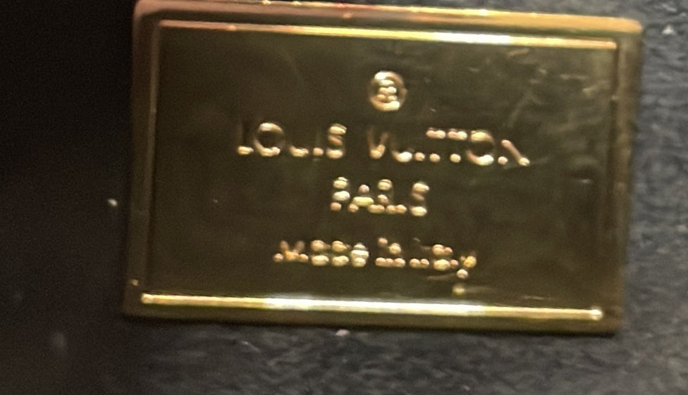 Louis Vuitton Spring Street NM Handbag Monogram Vernis with Monogram Canvas and Epi Leather