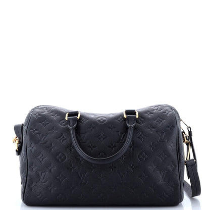 Louis Vuitton Speedy Bandouliere NM Bag Monogram Empreinte Leather 30