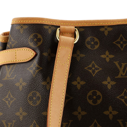 Louis Vuitton Batignolles Handbag Monogram Canvas Horizontal