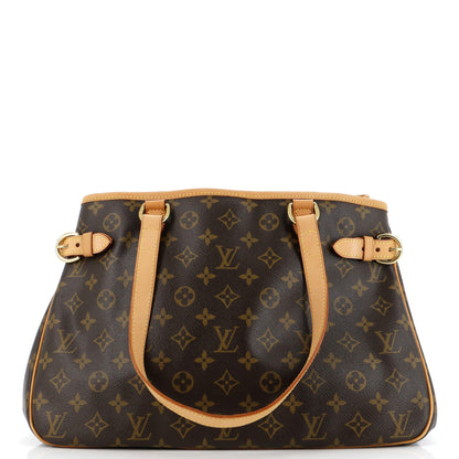 Louis Vuitton Batignolles Handbag Monogram Canvas Horizontal