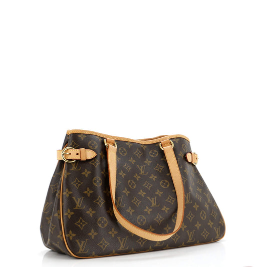 Louis Vuitton Batignolles Handbag Monogram Canvas Horizontal