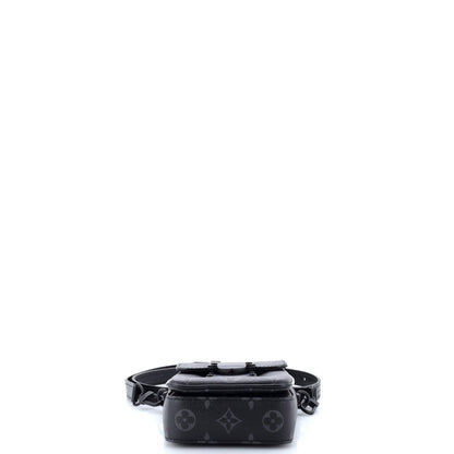 Louis Vuitton S Lock Vertical Wearable Wallet Monogram Eclipse Canvas