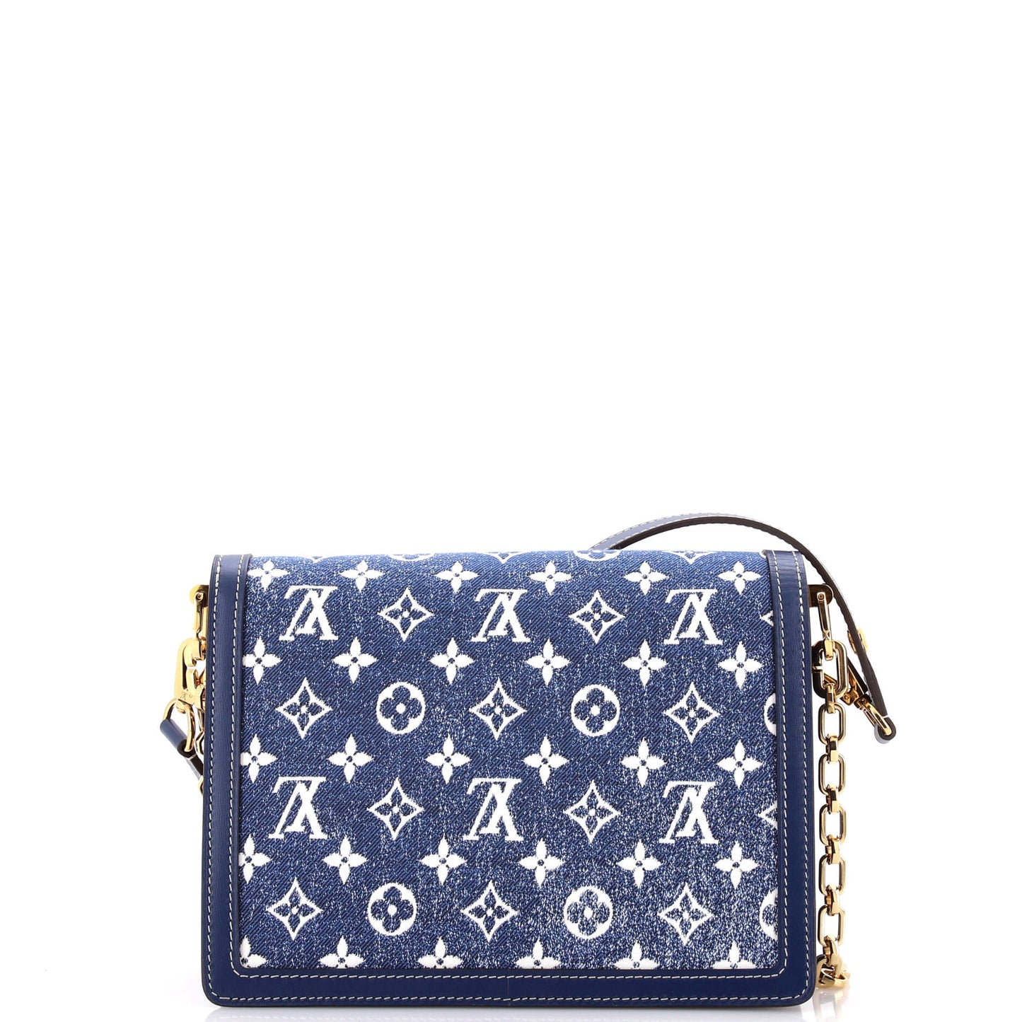 Louis Vuitton Dauphine Shoulder Bag Monogram Jacquard Denim MM