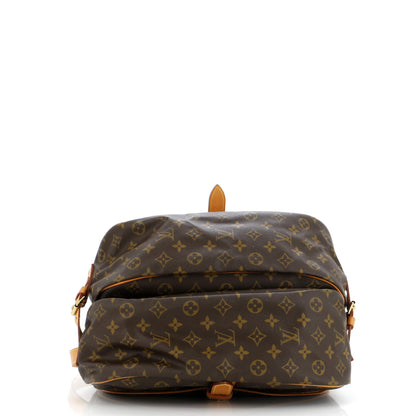 Louis Vuitton Saumur Handbag Monogram Canvas 35
