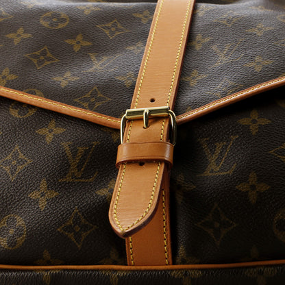Louis Vuitton Saumur Handbag Monogram Canvas 35