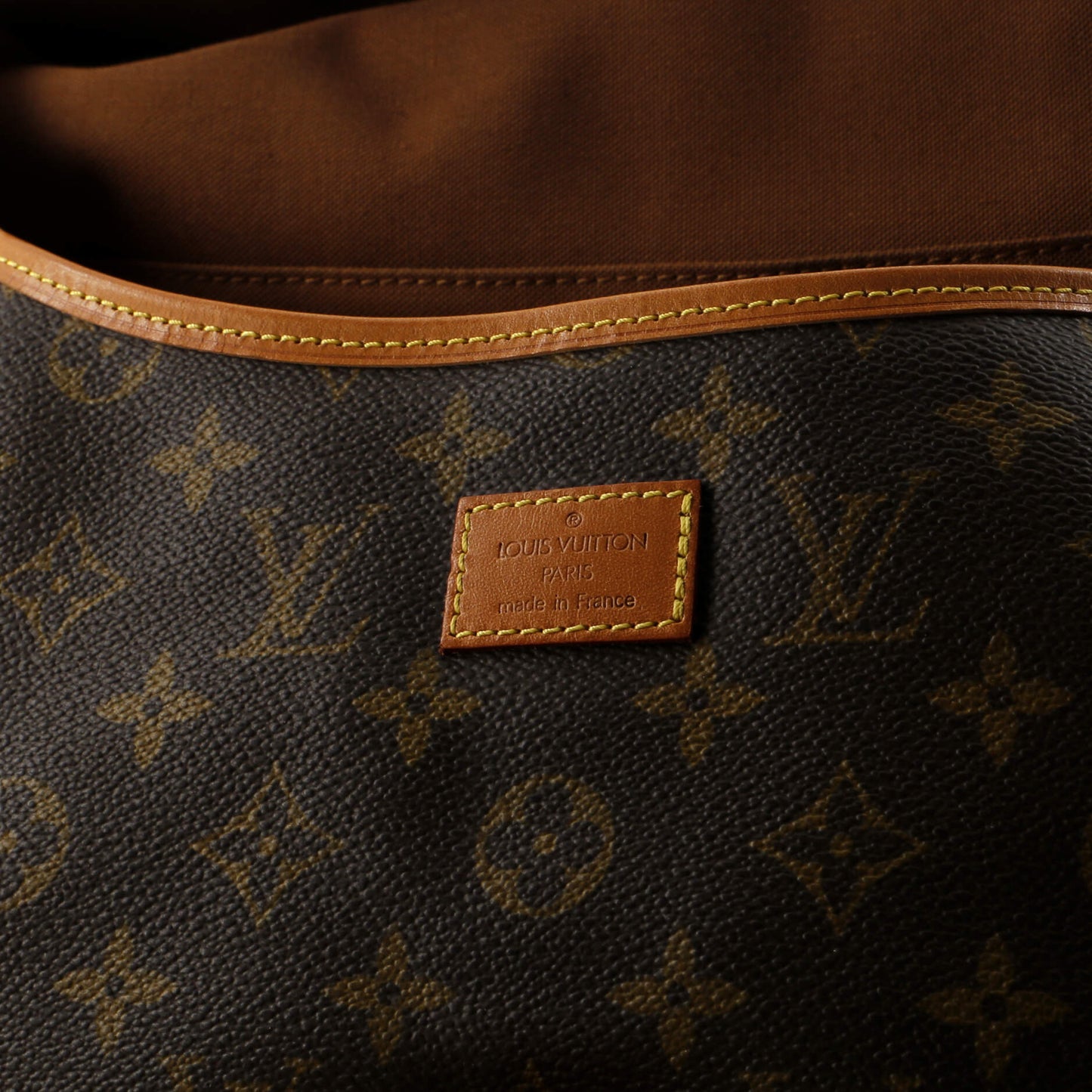 Louis Vuitton Saumur Handbag Monogram Canvas 35