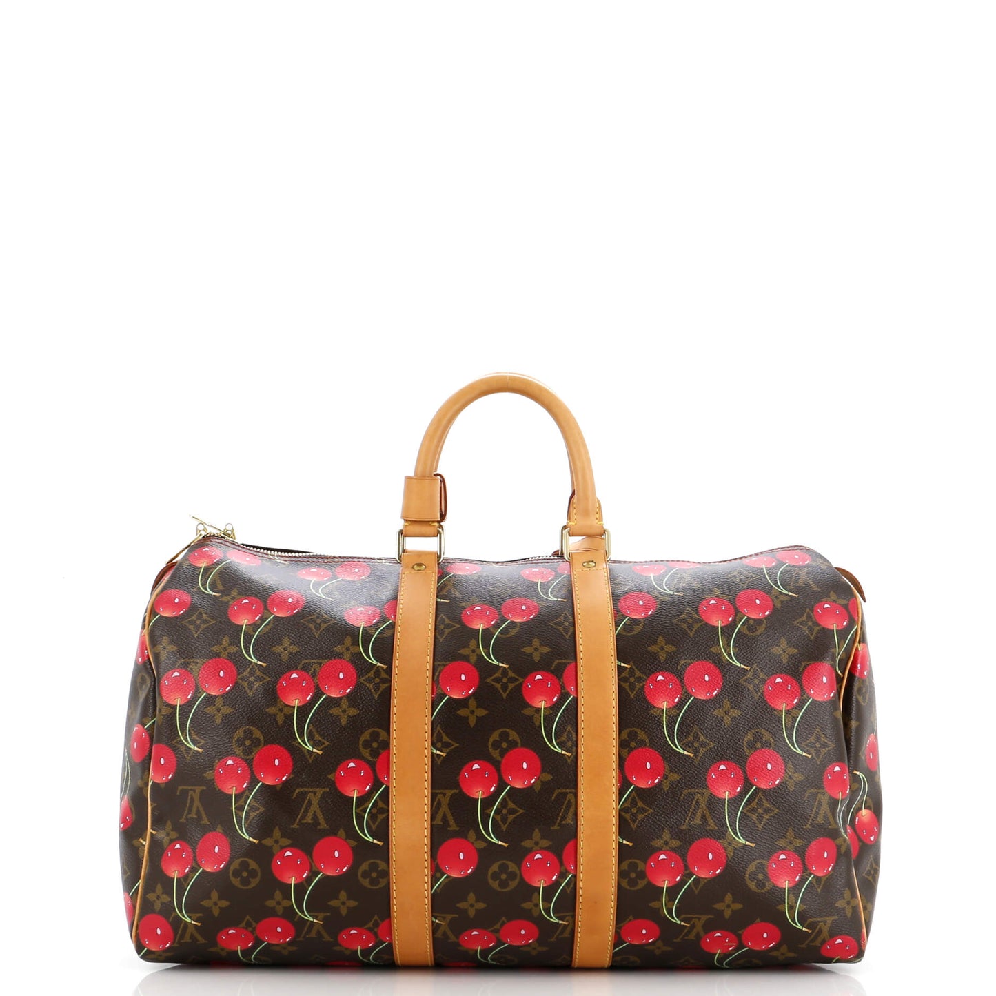 Louis Vuitton Keepall Bag Limited Edition Monogram Cerises 45