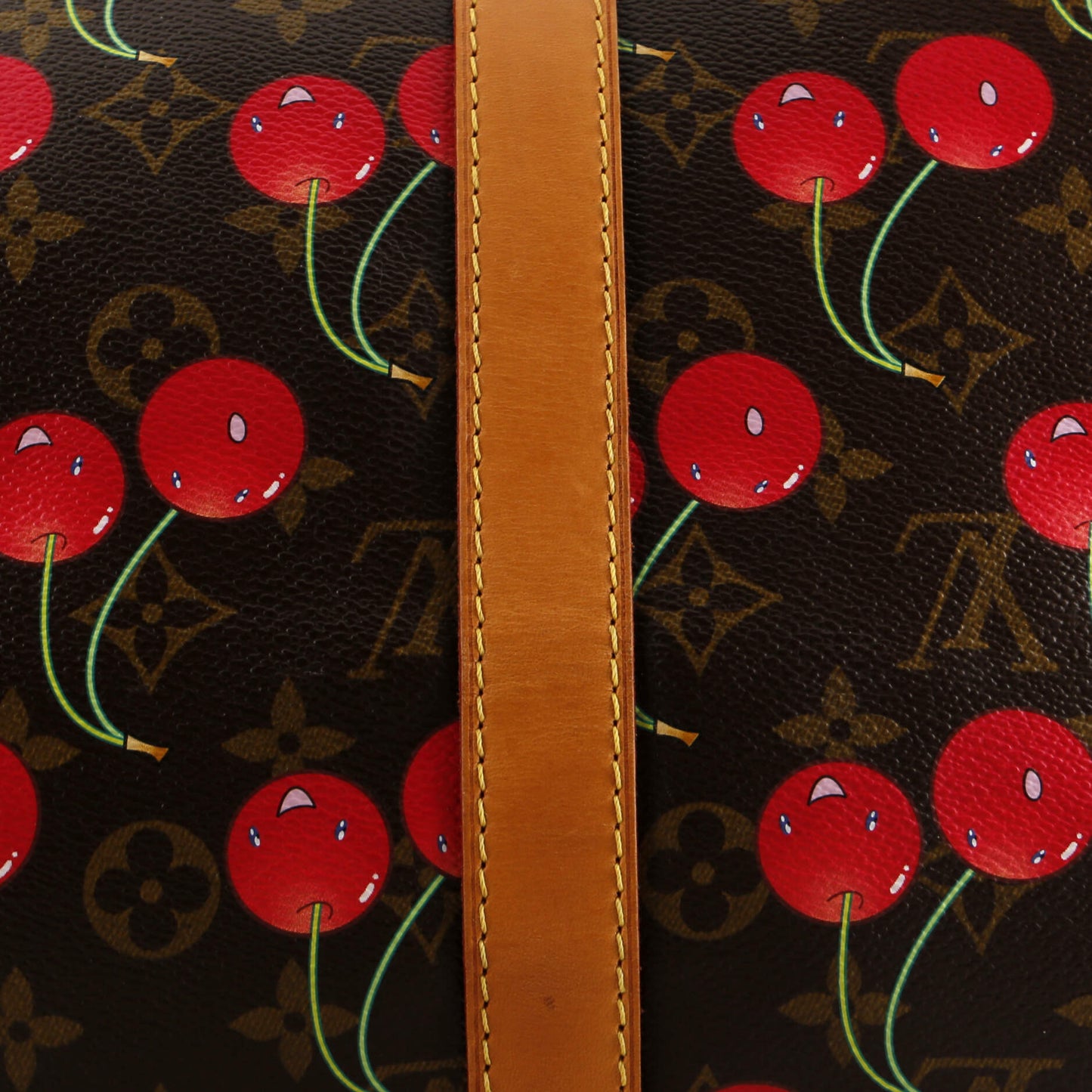Louis Vuitton Keepall Bag Limited Edition Monogram Cerises 45