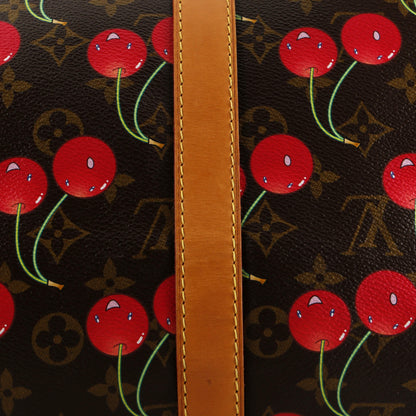Louis Vuitton Keepall Bag Limited Edition Monogram Cerises 45