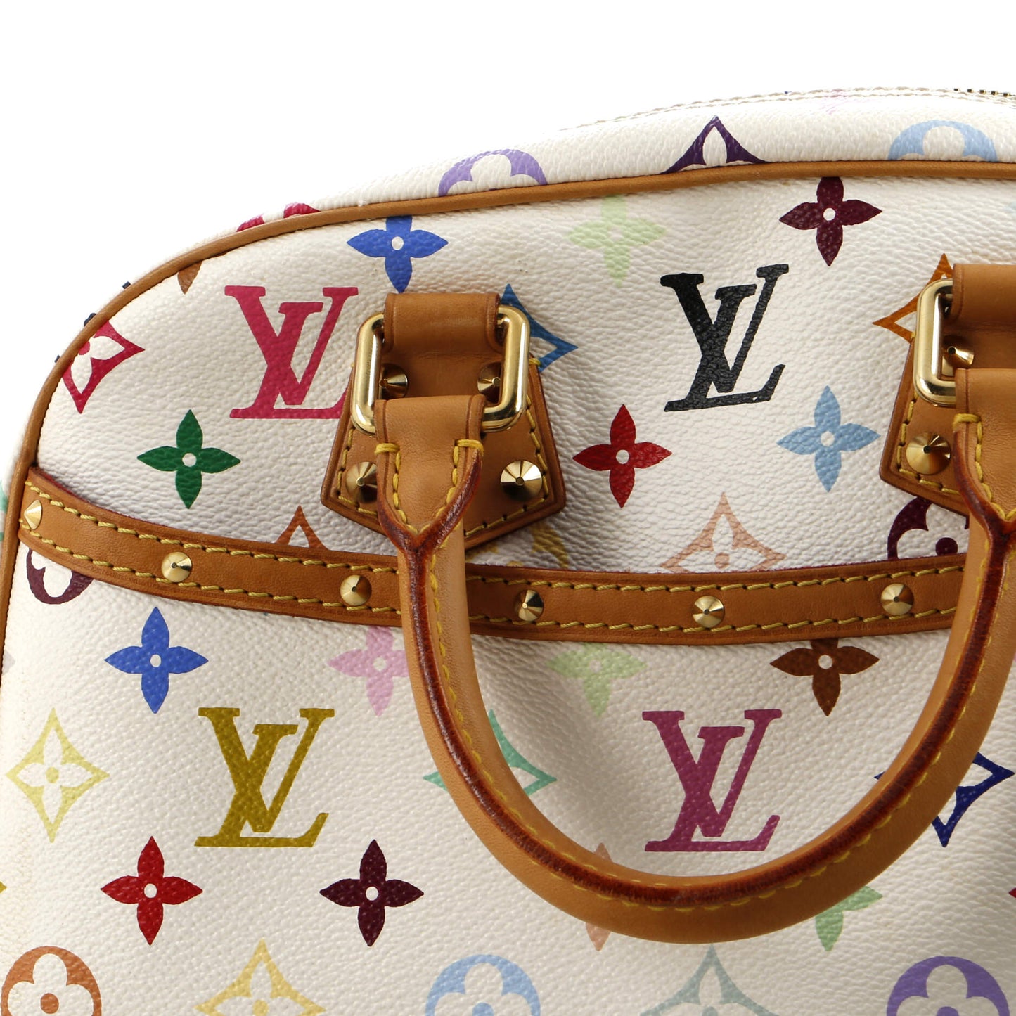 Louis Vuitton Trouville Handbag Monogram Multicolor
