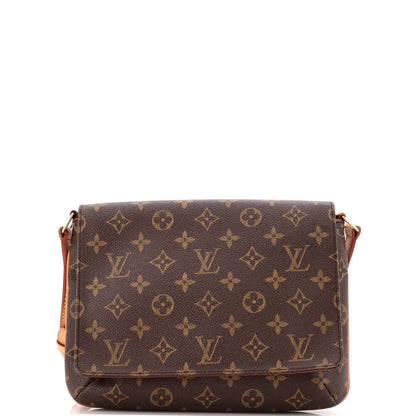 Louis Vuitton Musette Tango Handbag Monogram Canvas