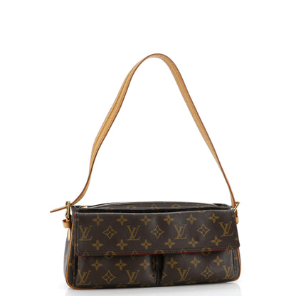 Louis Vuitton Viva Cite Handbag Monogram Canvas MM