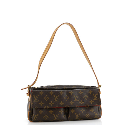 Louis Vuitton Viva Cite Handbag Monogram Canvas MM