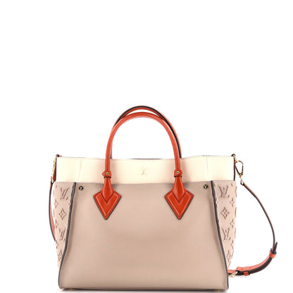 Louis Vuitton On My Side Tote Monogram Tuffetage Leather MM