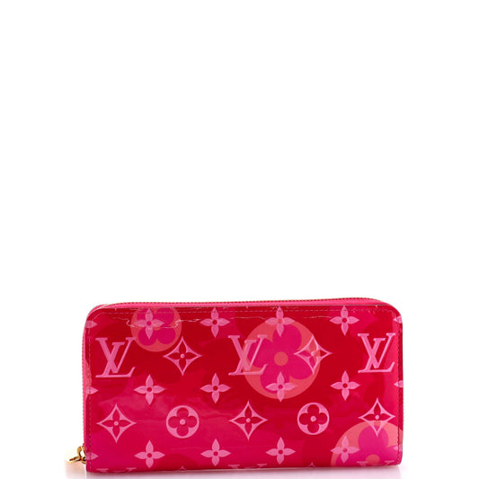 Louis Vuitton Zippy Wallet Limited Edition Valentine Floral Monogram Vernis