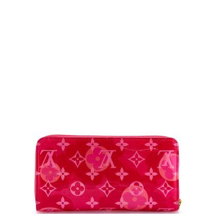 Louis Vuitton Zippy Wallet Limited Edition Valentine Floral Monogram Vernis