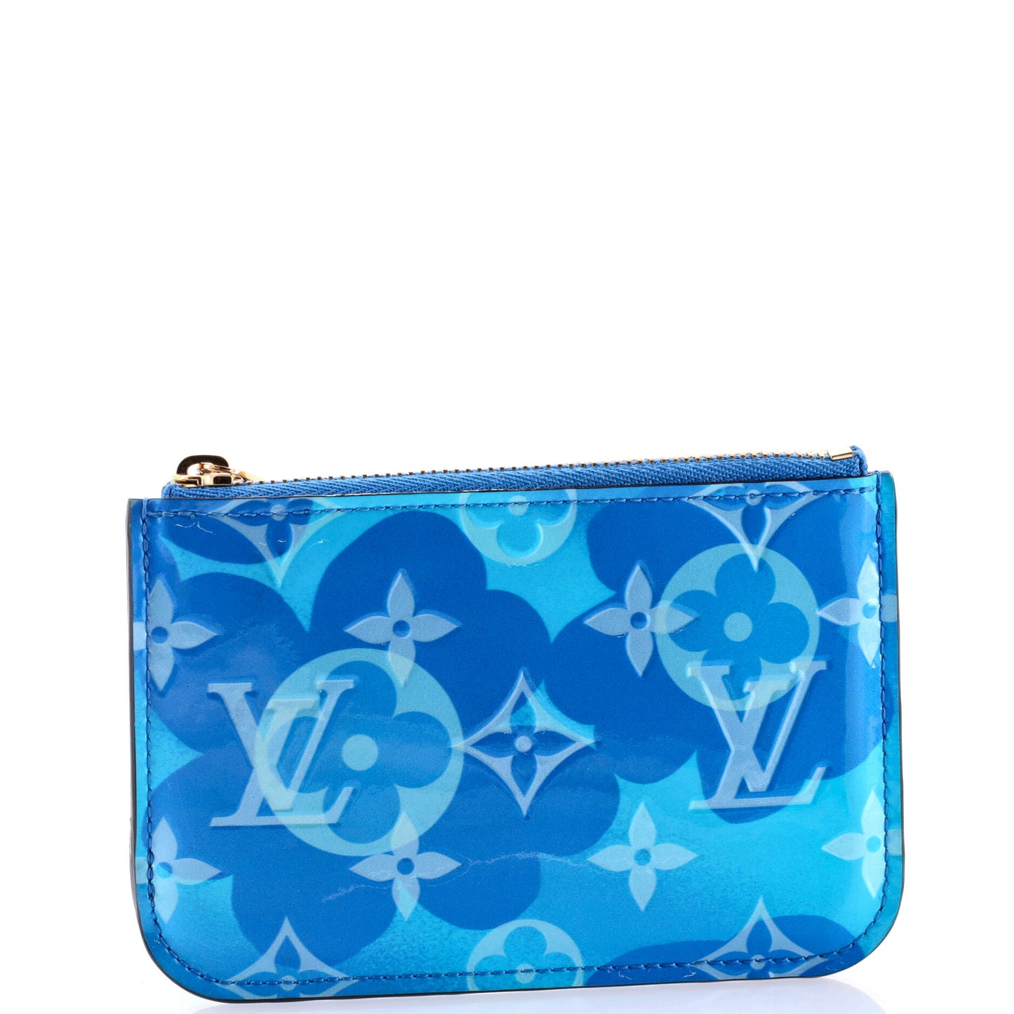 Louis Vuitton Key Pouch NM Limited Edition Valentine Floral Monogram Vernis