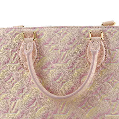 Louis Vuitton OnTheGo Tote Stardust Monogram Empreinte Leather PM