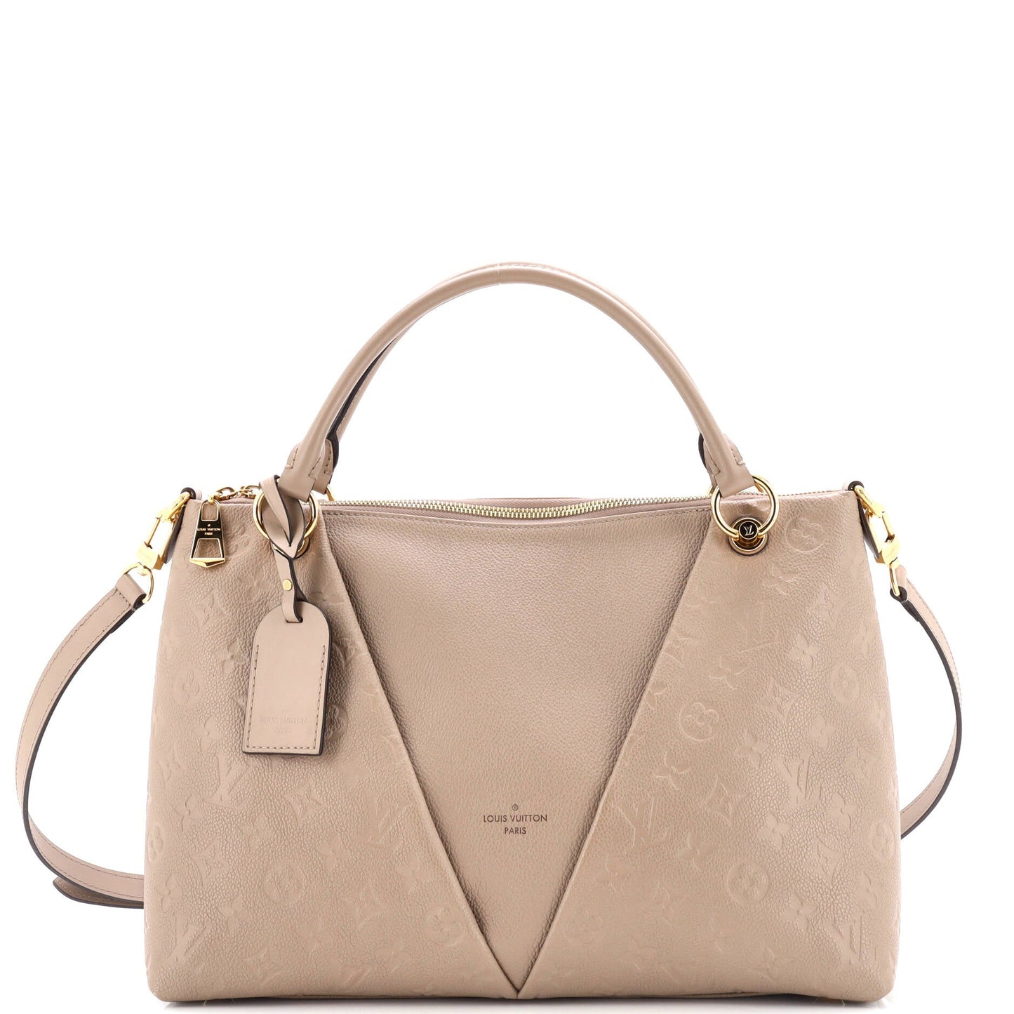 Louis Vuitton V Tote Monogram Empreinte Leather MM